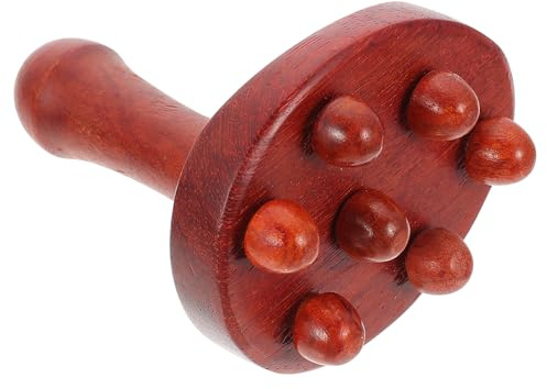 Hoement Handmassagegerät Aus Holz Fußform Hellbraun Langlebiges Partikelmassagegerät Zur Tiefengewebsmassage Muskelverspannungen Lösend Für Körper Und Fitness