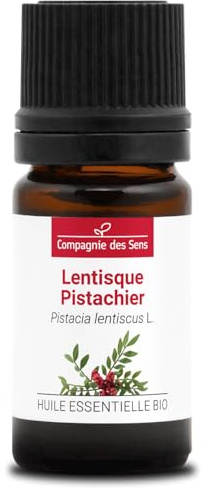 LENTISQUE PISTACHIER BIO - 5mL - Huile Essentielle de Qualité Premium - 100% Pure, Naturelle, Garantie ChromaCert - Chémotypée et Intégrale - La Compagnie des Sens