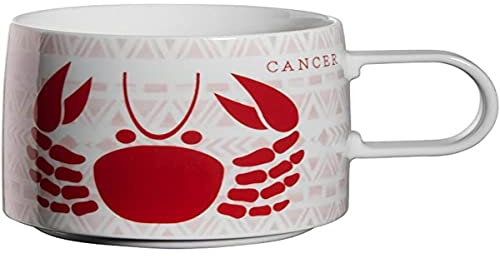 ASA ASA29066077 Tazza con Manico – Star Signs – Segno Zodiacale Cancro – Porcellana – Ø9,5 X 8,6 cm – 0,35 L