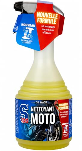 Dr. Wack - S100 Moto Wash - Gel Nettoyant Moto Premium - Formule Ultra Efficace, Sans Frotter - Respectueux des Matériaux - Fabriqué en Allemagne - Spray 750 ml