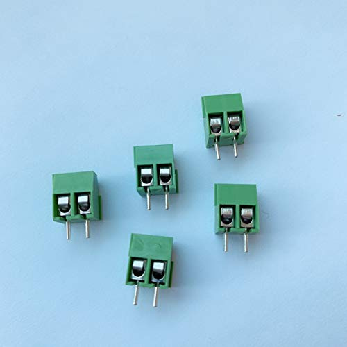 Davitu Terminals - 20pcs kf-350 3.5mm pitch screw terminal connector 2p/3p/4p green straight leg KF-350 copper PCB terminal - (Color: Green, Pins: 3P)