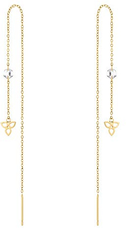 Tamaris Ohrring für Damen, Damen Ohrschmuck wasserfest aus Edelstahl