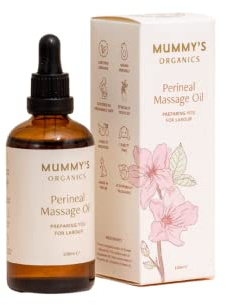 Organic Perineal Massage Oil | Almond & Rosehip Oil | Pregnancy & Maternity Care | Prevents Tears | Award-Winning | Made by Midwives | Labour Essentials | Mummy's Organics | 100ml