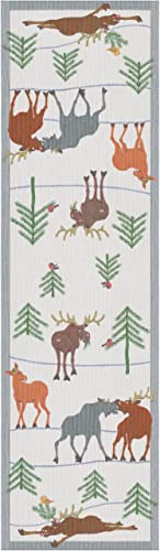 Ekelund - Tischläufer Clumsy Moose 35x120 cm 100% Baumwolle