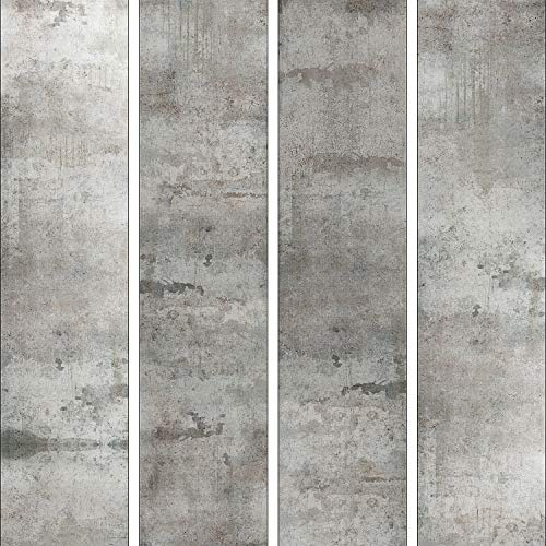 murando - Fototapete Vlies Beton grau, Schlafzimmer, Wohnzimmer, 3D-Effekt | Full HD Druck, 3D-Effekt, lichtbeständige Farben, ideal fürs Wohn- oder Schlafzimmer, schnelle Montage, lichtbeständig, edel