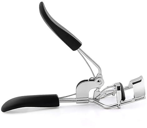 Angoily Wimpernzange Aus Edelstahl Kompakt Manuell Schwarz Für Augenformen Make up Tool Tragbar Ohne Verpackung