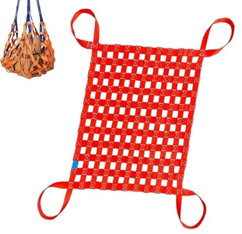 Hängendes Frachtnetz - Flaches Nylonnetz, Kletternetz Kinder Outdoor, Anhängernetz, Kajakdeck Gepäcknetz, Materialhandhabungsgurte, Für Bau-Rigging Bewegliches Abschleppen Hebearbeiten ( Size : 2 X 2M