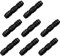Maitys 8 Pezzi 1/2 Pollici (16 mm) Connettore Spinato da Giardino Connettore per Tubo di Irrigazione a Goccia in Plastica Connettori per Tubi Flessibili Fermo per Tubi Flessibili, Nero (Falegname)
