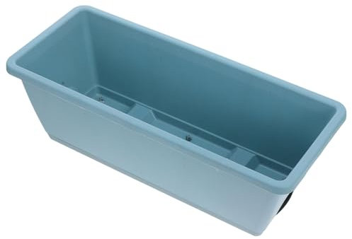Parliky Pflanzkastenhalterung Rechteckige Fensterkästen 2er-Pack Blumentöpfe Aus Kunststoff Mit Tablett Für Die Fensterbank Gartenbedarf