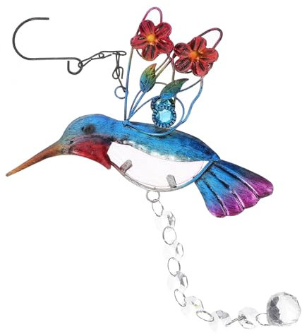 Yardenfun Hängende Sonnenfänger Hummingbird Pendel Feines Acryl Ornament Für Balkon Deko Wohnzimmer Und Garten Für Festlichkeiten Und Besondere Anlässe