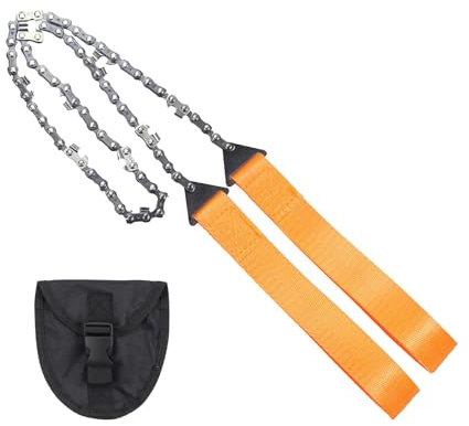 Taschen-Kettensäge, Hand-Kettensäge, Hand-Kettensäge – tragbare Kettensäge mit tragbarem Design für Baumschnitt, Camping, Landschaftsbau, Gärten