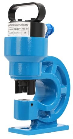 CH-60 Hydraulische Lochstanzwerkzeug, 31T Lochungsmaschine Maxiumu Porengröße 3/4 Hydraulischen Locher Handwerkzeug Kits für Stanzen von Blechen Eisenplatte Aluminium Kupferstabs (Blau)