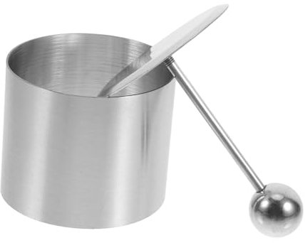 COLLBATH Stampo Rotondo in Acciaio Per Anelli Da Torta Stampo Per Anelli Da Pasticceria Per Dessert e Dolci Al Cucchiaio