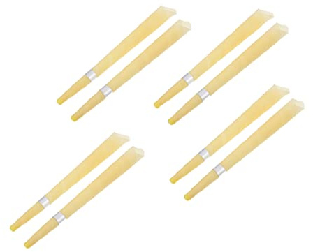 TOPPERFUN 8 Stück Bienenwachs Ohrreinigungsstäbchen Trompetenform mit Bergamotte Duft zur Aromatherapie Entspannend für Zuhause und Besseren Schlaf