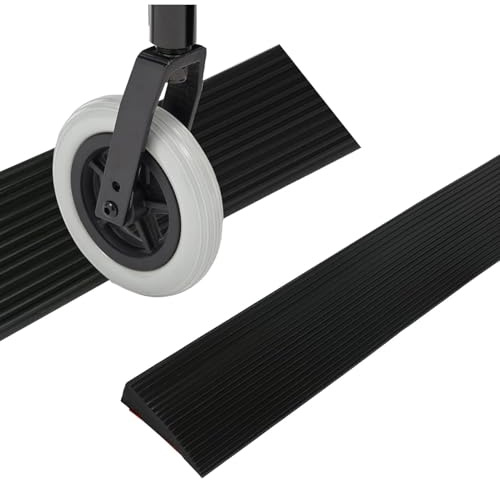 Soglia Di Dislivello Pavimento, Rampe Per Disabili Per Scalini, Pedana Disabili Per Gradini, Dopo l'Installazione, Il Robot Spazzare Può Essere Senza Ostacoli All'Interno, Nero (nero, 1)
