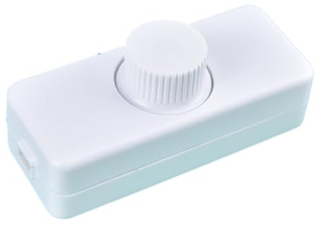 ISTOVO 1 Pz Regolabile LED Dimmer 220V Luci Interruttore Pulsante Illuminazione Dimmer Controller Bianca