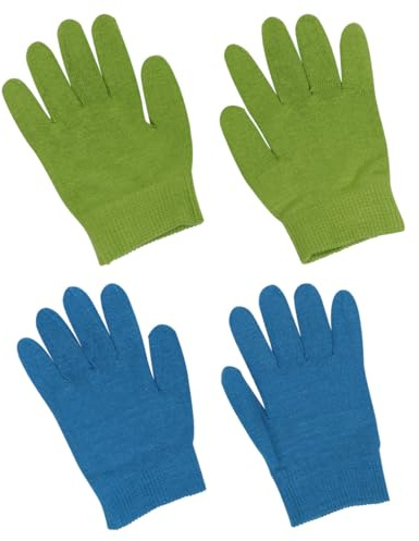 HEALEEP Guanti Idratanti in Gel per Mani Elasticità, 2 Paia per Cura Meticolosa e Nutrimento della Pelle, per Spa e Uso Domestico