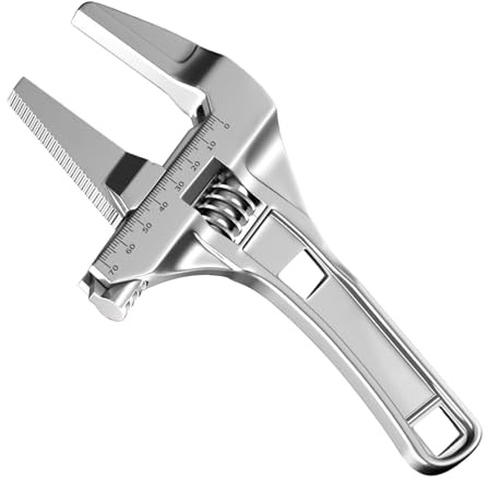 Chiave Idraulica, Con Impugnatura Antiscivolo, Lega Di Alluminio, Chiave Per Lavello Reversibile, Chiavi E Chiavi Inglese, Uso Multifunzionale, Per Bagno Impianto Idraulico Domestico Soffione Doccia L