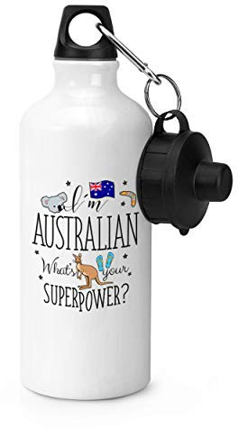 Gift Base I'm Australisch was Your Superpower Sport Flasche