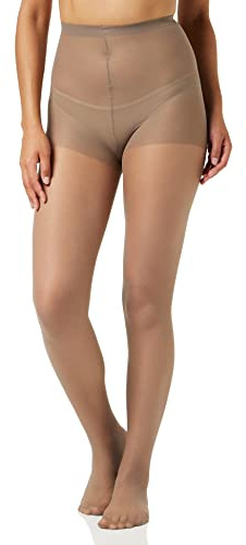 Charnos Women's 15 Denier Tight 3PP Matt Fein Plain 15 DEN Tights, Brown (Smoke), Medium