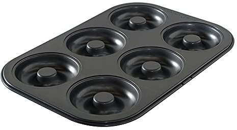 Nordic Ware 30042 6 Cavity Donut Pan, Metall