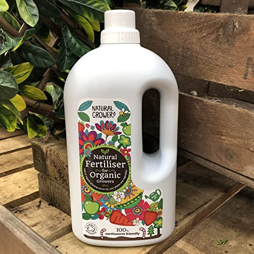 Natural Fertiliser for Organic Growers (2 Litres), Approved Organic Plant Food, Concentrate, Chemical Free Safe for Wildlife