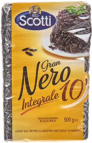 Riso Scotti - Gran Nero Vollkorn 10' - Schwarzer Vollkornreis - 500 g