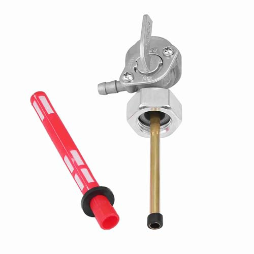 Qiilu robinet essence dtmx Soupape de commutation de réservoir de carburant, soupape de commutation Petcock de réservoir de carburant de gaz pour CB350 CB400 CB750 CB900 CX500