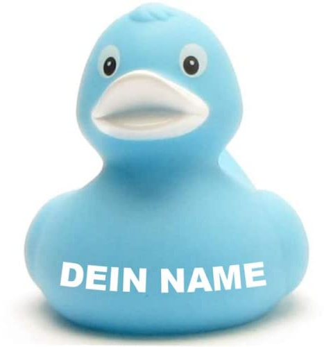 Badeente - personalisierbar (blau)