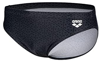 Arena Allover Costume da Bagno Uomo, Costume Slip Uomo Mare e Piscina in Tessuto Maxfit Eco Resistente al Cloro e al Sale, Protezione UV UPF 50+
