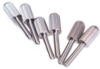 M2 M2.5M3 M4 M5 M6 GB836 Rändelschrauben aus Edelstahl 304 mit Rändelschraube mit kleinem Kopf Ziehen Sie die Vorhangverriegelungsschrauben handfest an (Color : 16mm, Size : M2.5)