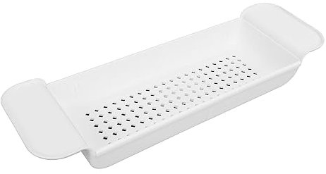 Mensola Bagno Espandibile per Vasche Bagno, Vassoio Portaoggetti Regolabile per Vasca Bagno Multifunzione per Bagno