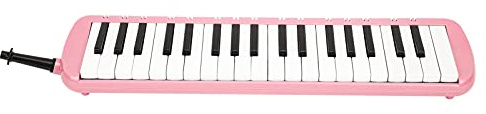 Melodica, Melodica 37 Tasten Keyboard Blasmusikinstrument für Anfänger, Professionelle Ausbildung (PINK