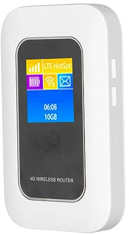 Mobiler WLAN-Hotspot, 5G 4G LTE Entsperrtes WLAN-Hotspot-Gerät, Tragbarer Computer-Router mit SIM-Kartensteckplatz, Bis zu 10 Benutzer, 3000-mAh, für Unterwegs