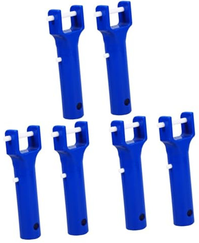 Kisangel Lot De 3 Poignées Ergonomiques De Rechange pour Aspirateur De Piscine Accessoire De Nettoyage des Débris De Piscine Plastique Robuste Installation Facile 2 Pièces X 3