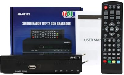 BYCUFF Último DVB T2 Hevc/H265 AC3 Código de 10 bits Decodificador Digital Sintonizador TDT 265 DVB-T2 Caja de TV Digital Enchufe de la UE