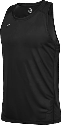 Newline, nwlBEAT Singlet, svart, XL
