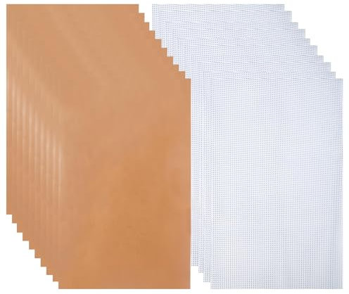 10 fogli antiaderenti in silicone per disidratatore e 10 fogli rettangolari per essiccatore automatico, 27 x 17 cm, riutilizzabili per alimenti disidratatori, in rete, in silicone per essiccazione