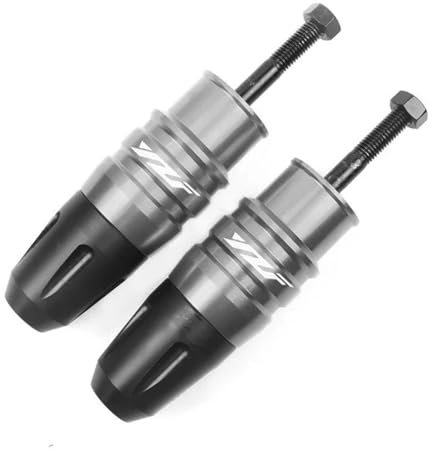 Sturzpads Motorrad-Auspuff-Rahmenschieber Für Yamaha YZF-R6 YZFR6 YZFR6 YZF R1 R6 R3 R25 R15 Schieber-Crash-Protector-Pad Anti-Fall Motorrad-Auspuff-Sturzpads(Titan,X-2)