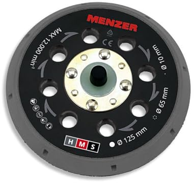 MENZER Multi-Loch-Schleifteller 125 mm Hard | kompatibel mit Exzenterschleifer MENZER ETS 125 5.0 und 2.5