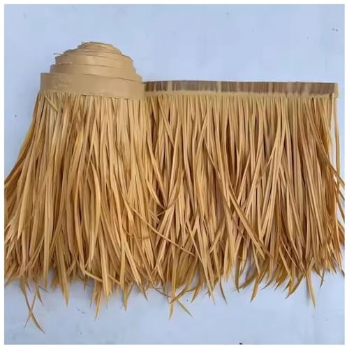 Rouleau De Chaume Toit De Paille Artificiel Pour Toit De Bar Extérieur, Paillote, Kiosque, Décor Tiki Tropical, Feuilles De Palmier Artificielles Pour Couverture De Mur Ou Toiture(0.5m x 10m)
