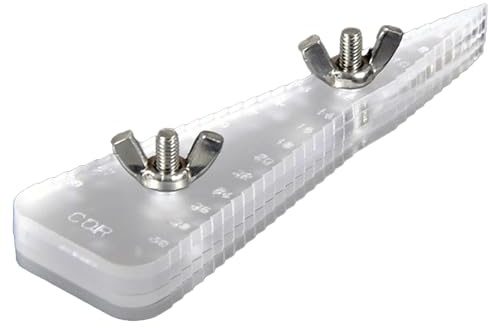 AOOOWER Einstellbare Dicke Biegegerät für Maßstabsmodelle Transparente Grundplatte Einfache Lagerung Zubehör Handheld Handwerk Biegezange