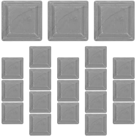 MUCKLILY 10 Pezzi Tappi per Pali Quadrati 80X80 MM in Ferro, Cappucci per Pali di Recinzione e Parapetti, Coperture Resistenti per Ringhiere da Esterno, Installazione Facile e Protezione