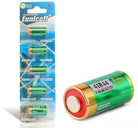 Pack of 5-4LR44/4AG13 Eunicell 6V Alkaline Batteries - Suitable for use in LED lights, Digital Voice Recorders, Toys, Blood Glucose, Cholesterol Testing, Meters, Toys