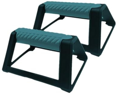 RCGOFOLLOW Armhävningsstång Armhävningsställ Armhävningshandtag Herr Halkfri Golvträningsutrustning Optimal Hemträning Styrketräningsutrustning Golvfitnessträning, Blå, 19x11x7 cm