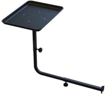 XLWLLNJ Plateau de Coiffure Salon Tablette Outil Chariot Organisateur Support Métal Fixation Universelle sur Chaise avec Logements pour Fers et Brosses Adapté