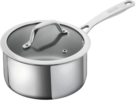 KUHN RIKON Allround, Cazo para para horno e inducción con tapa de cristal, 20 cm/3,1 litros ,Acero inoxidable