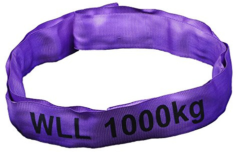Rundschlinge violett, Tragkraft 1000 kg, 1,0 m
