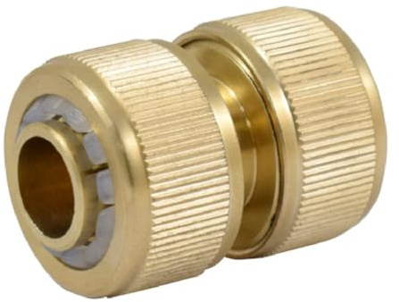 Ferrestock AR-534 Racor rápido para unión/reparación de mangueras de 19mm Fabricado en latón