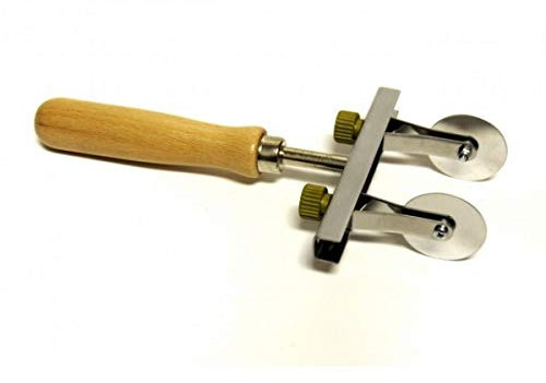D.O.M. Tagliapasta 2 Lame Inox Regolabili Lisce